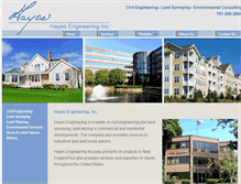 Tablet Screenshot of hayeseng.com